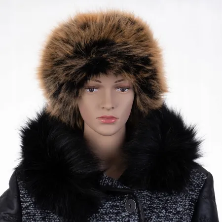 Obszycie futrzane kaptura czarne