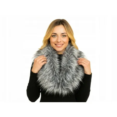 Kołnierz Futrzany Szary 67