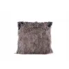 Poduszka Futrzana z eko futra jenot ozdobna futerkowa 35x35