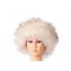 Czapka futrzana ecru Cz-16
