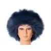 Czapka futrzana niebieska CZ-09