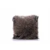 Poduszka Futrzana z eko futra jenot ozdobna futerkowa 35x35