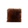 Poduszka Futrzana z eko futra jenot ozdobna futerkowa 35x35
