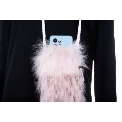 Futrzane etui pokrowiec na telefon eko futro iPhone Samsung uniwersalne