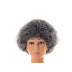 Opaska futrzana zimowa jesienna eko futro jenot