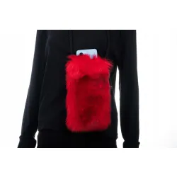 Futrzane etui pokrowiec na telefon eko futro iPhone Samsung uniwersalne