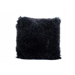 Poduszka Futrzana z eko futra jenot ozdobna futerkowa 35x35
