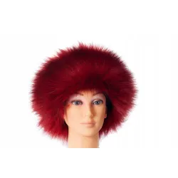 Czapka futrzana czerwona CZ-03