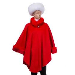 Ponczo czerwone Alpaka (42)
