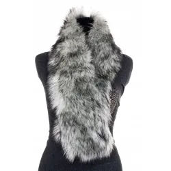 SZAL FUTRZANY SZARY SZ-21