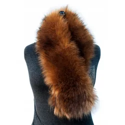 SZAL FUTRZANY BRĄZ SZ-06