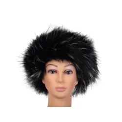 Opaska futrzana eko futro jenot wiosna jesień