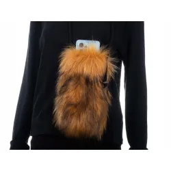 Futrzane etui pokrowiec na telefon eko futro iPhone Samsung uniwersalne