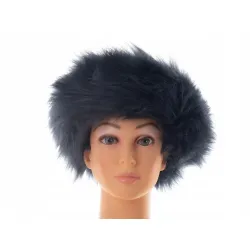 Opaska futrzana zimowa jesienna eko futro jenot