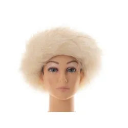 Opaska futrzana zimowa jesienna eko futro jenot