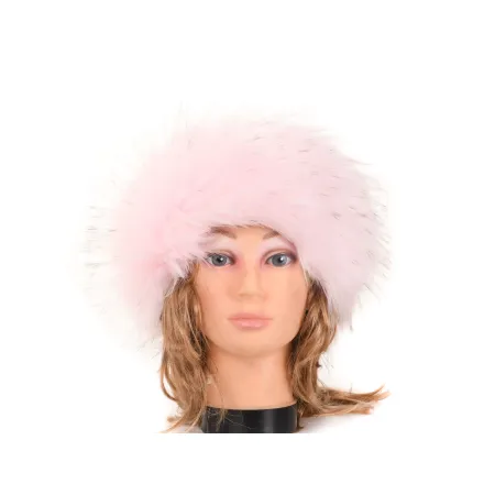 Opaska futrzana zimowa jesienna eko futro jenot