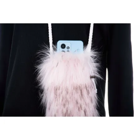 Futrzane etui pokrowiec na telefon eko futro iPhone Samsung uniwersalne