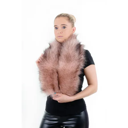 SZAL FUTRZANY RÓŻ SZ-37