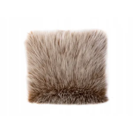 Poduszka futrzana eko futro z napisem Dzień Kobiet Walentynki dla Żony