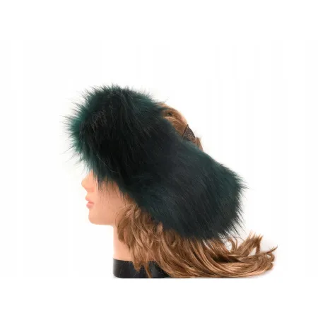 Opaska futrzana zimowa jesienna eko futro jenot