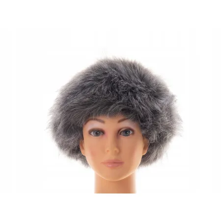 Opaska futrzana zimowa jesienna eko futro jenot