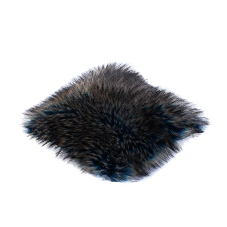 Poduszka Futrzana z eko futra jenot ozdobna futerkowa 35x35