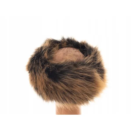 Opaska futrzana zimowa jesienna eko futro jenot