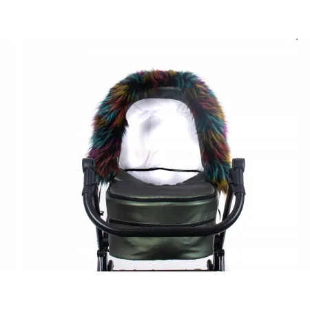 Obszycie futrzane do wózka futro do budki eko jenot futerkowe obszycie