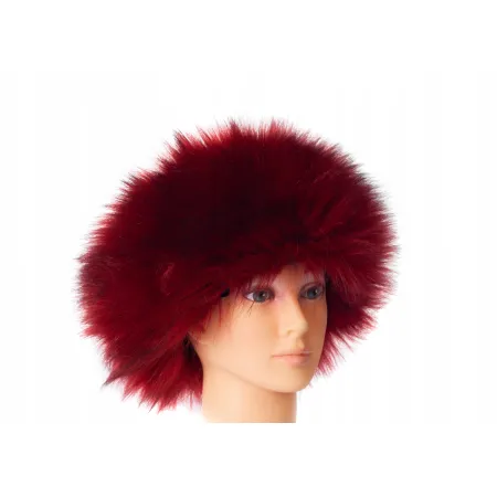 Czapka futrzana czerwona CZ-03