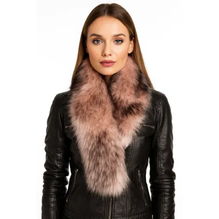 SZAL FUTRZANY RÓŻ SZ-37