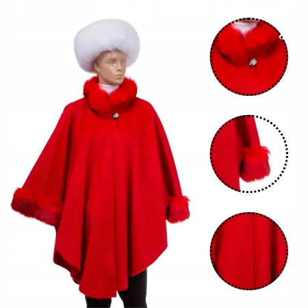 Ponczo czerwone Alpaka (42)