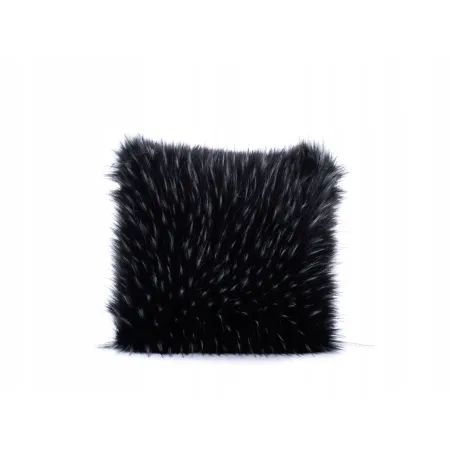 Poduszka Futrzana z eko futra jenot ozdobna futerkowa 35x35