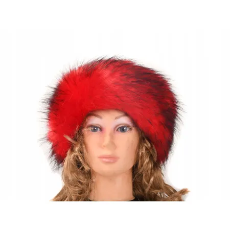 Opaska futrzana eko futro jenot futerkowa wiosenna jesienna