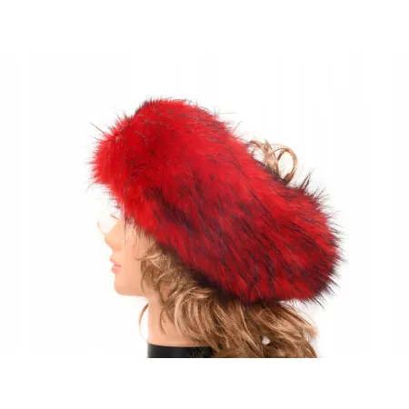 Opaska futrzana eko futro jenot futerkowa wiosenna jesienna