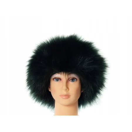 Czapka futrzana zielona CZ-49