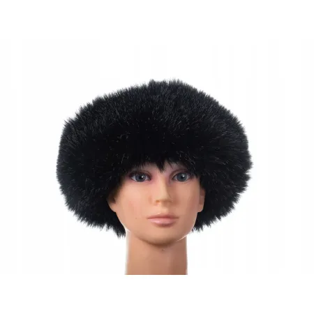 Czapka futrzana wiosenna zimowa kapelusz eko futro futrzana futerkowa