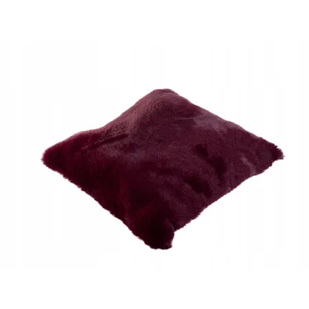 Poduszka Futrzana z eko futra jenot ozdobna futerkowa 35x35