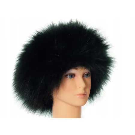 Czapka futrzana zielona CZ-49