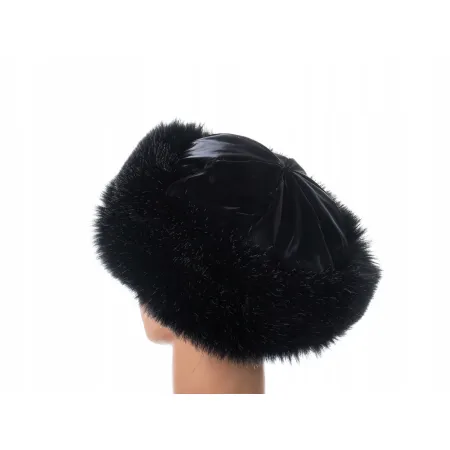 Czapka futrzana wiosenna zimowa kapelusz eko futro futrzana futerkowa