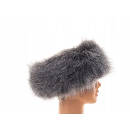 Opaska futrzana zimowa jesienna eko futro jenot