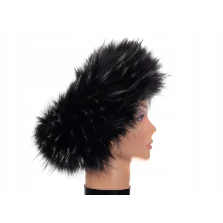 Opaska futrzana eko futro jenot wiosna jesień