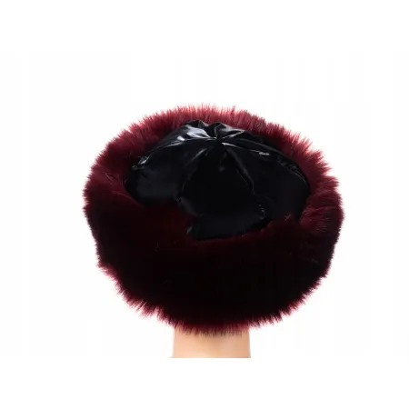 Czapka futrzana wiosenna zimowa kapelusz eko futro futrzana futerkowa