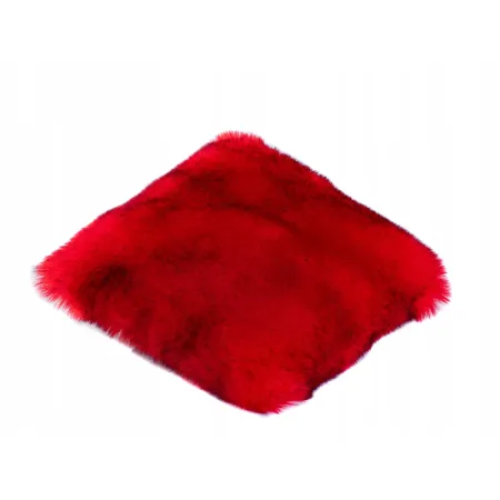 Poduszka Futrzana z eko futra jenot ozdobna futerkowa 35x35