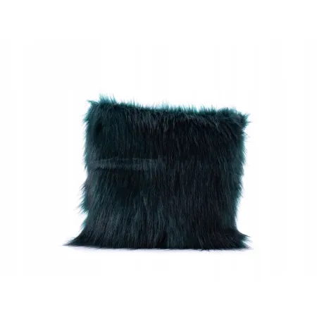 Poduszka Futrzana z eko futra jenot ozdobna futerkowa 35x35