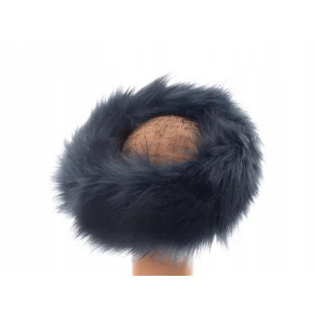 Opaska futrzana zimowa jesienna eko futro jenot