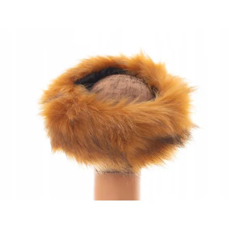 Opaska futrzana zimowa jesienna eko futro jenot