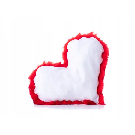 Poduszka futrzana serce Kocham Cię eko futro dzień kobiet walentynki