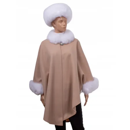 Ponczo jasny beż (04)