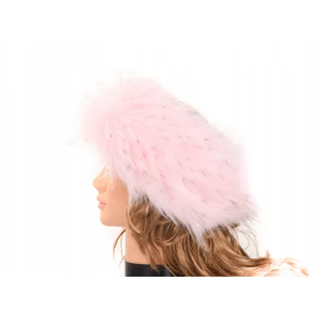 Opaska futrzana zimowa jesienna eko futro jenot