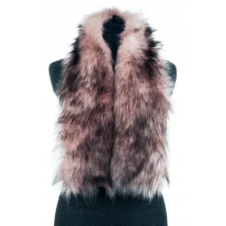 SZAL FUTRZANY RÓŻ SZ-37